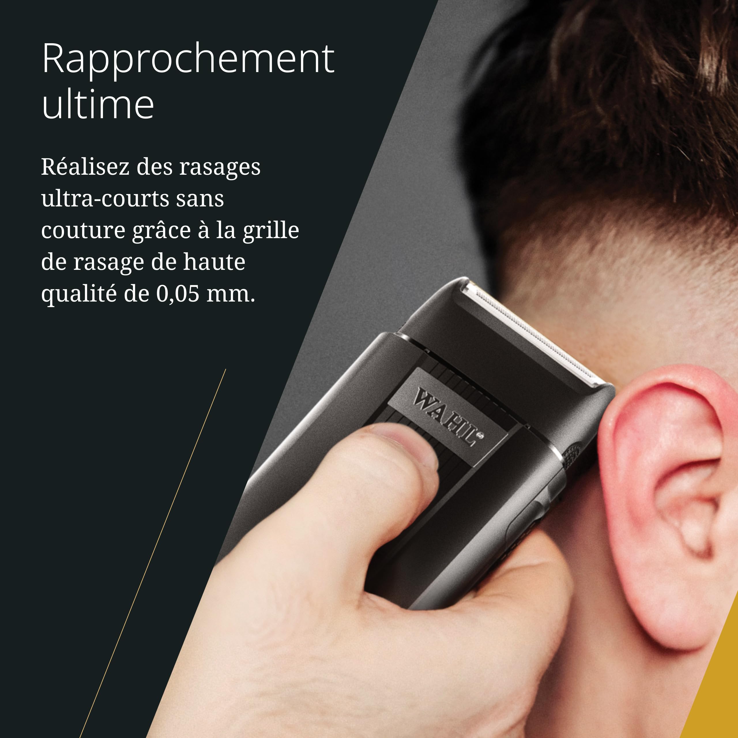 Wahl Super Close - Outil de finition - Rasoir pour un fading de précision, des coupes serrées et un fading du cuir chevelu