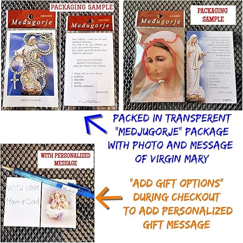 Miniatura 5 de Collar de crucifijo de perdón, cadena de acero inoxidable, medalla de San Benito y milagrosa medallas, collar cristiano de medallón sagrado