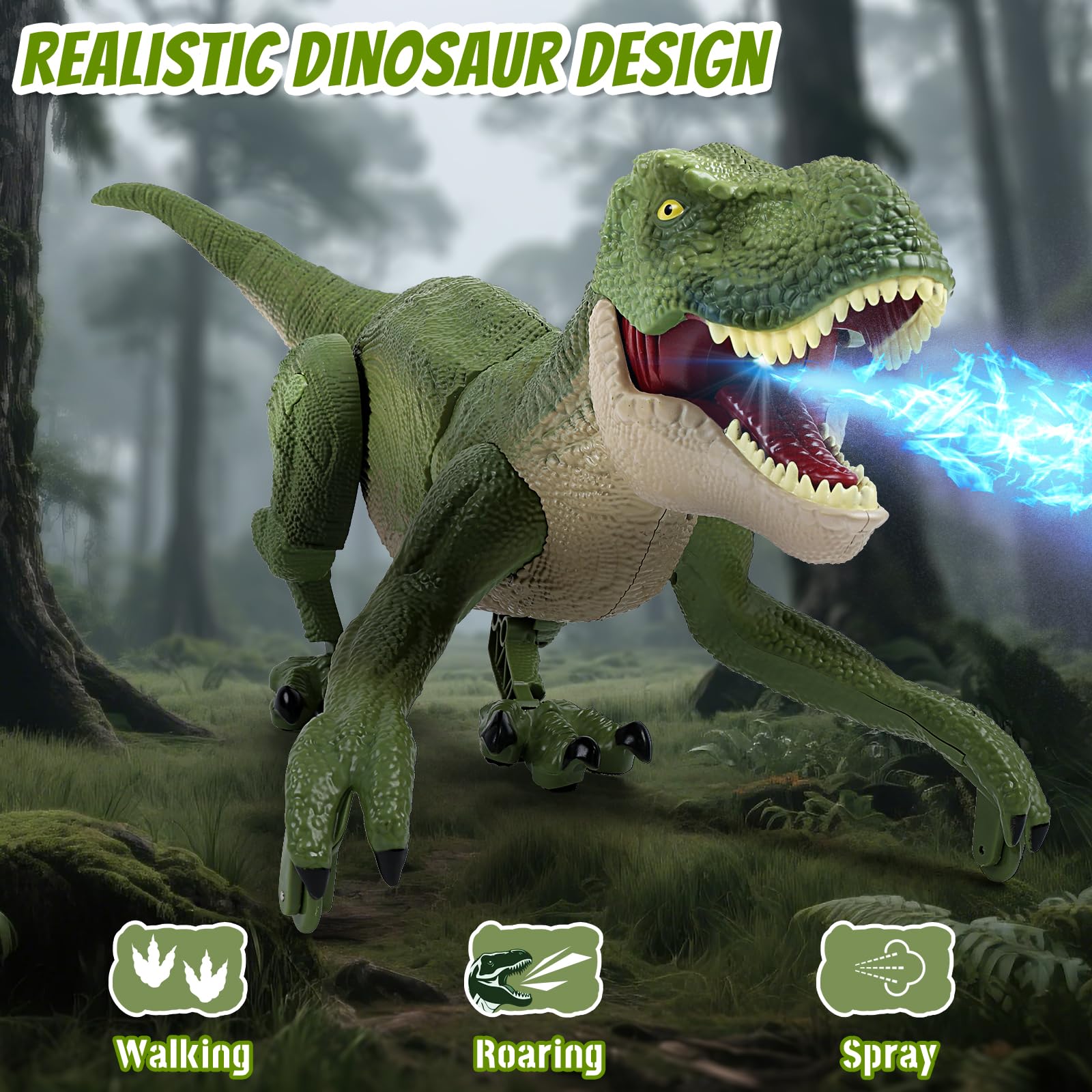 BEMITON Remote Control Dinosaur Toy -2 BEMITON Remote Control Dinosaur Toy -2