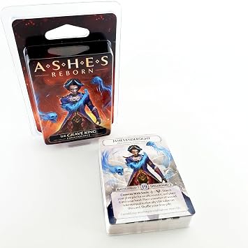 Plaid Hat Games Ashes Reborn The Grave King Expansion Deck, Strategy Card Game, for 1 to 2 Players and Ages 14+