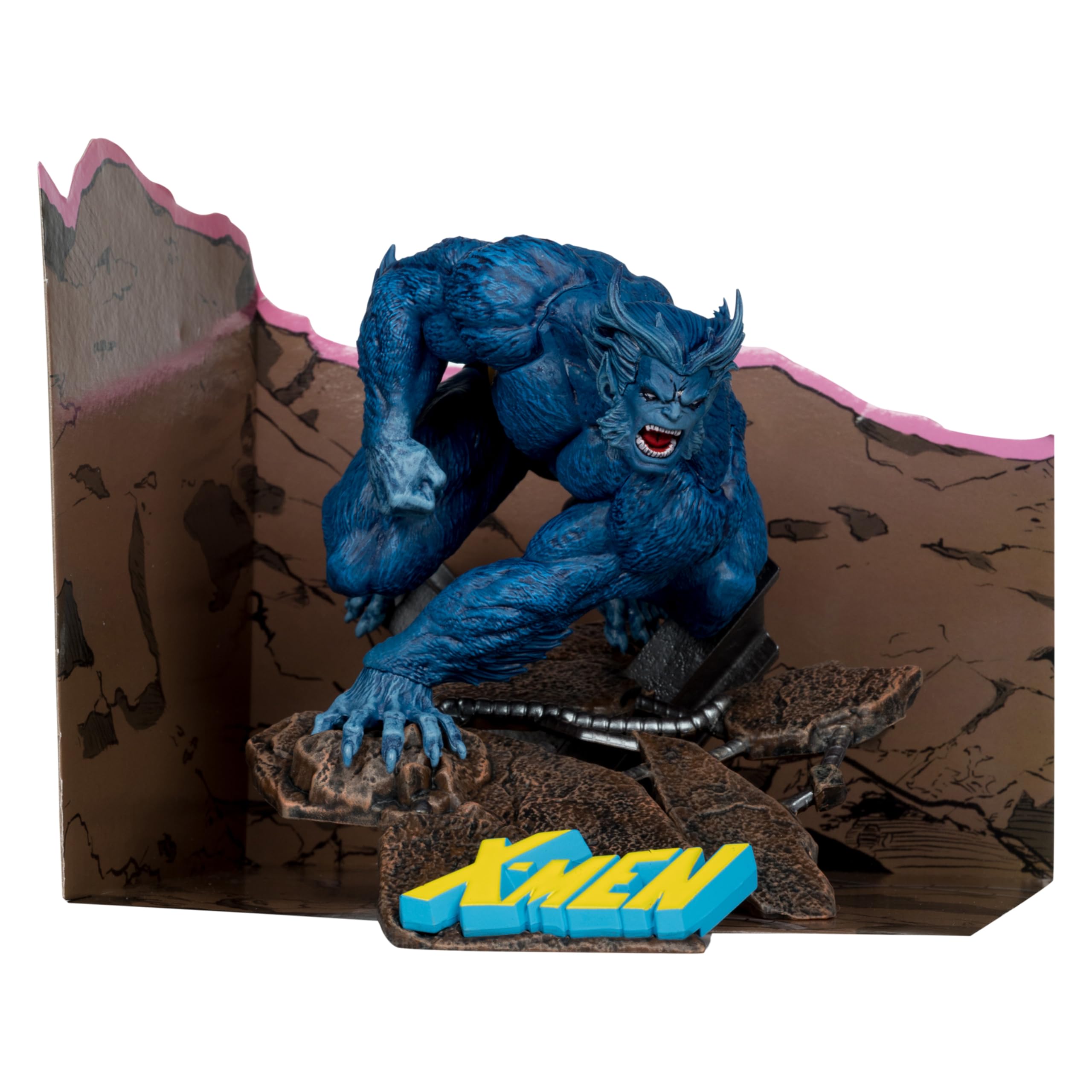 Marvel Xavier's X-Men Beast From X-Men #1 Statue + Art Card 1/10 McFarlane Toys