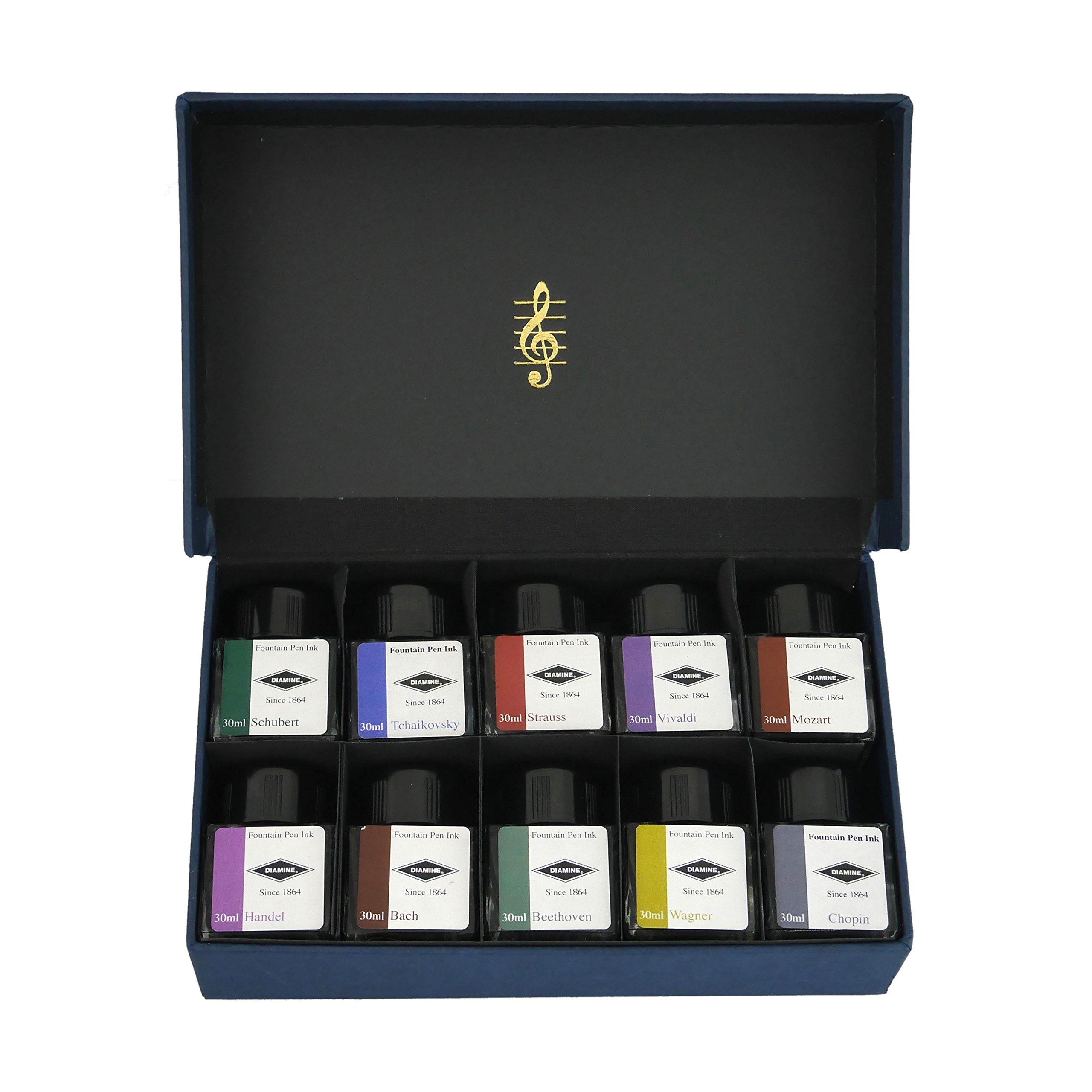 Amazon | Diamine【ダイアミン】 ボトルインク Music Set ミュージック