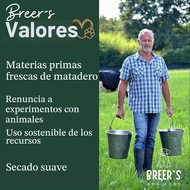 Foto 5 de 7 de BREERs piel de vacuno seca para perros, 25 cm, 2 kg, sin cereales, fabricación alemana