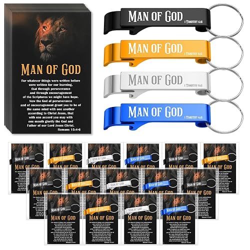 50 Set Man of God Christian Gifts Bulk for Men