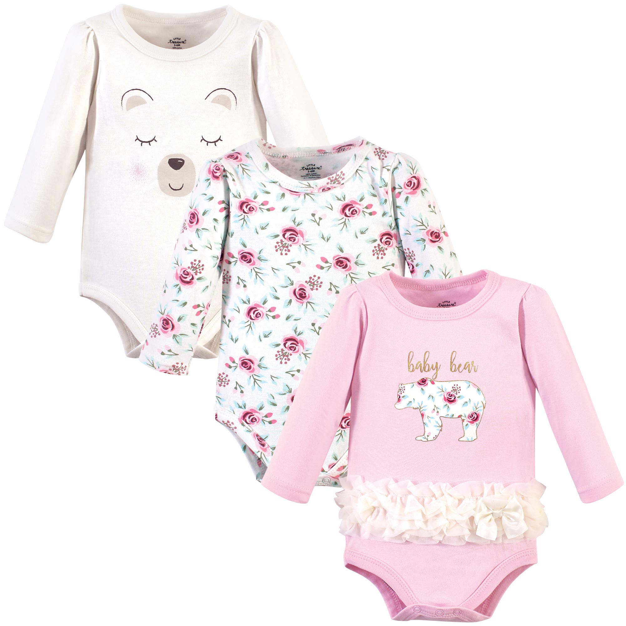 Little Treasure Unisex Baby Cotton Bodysuits