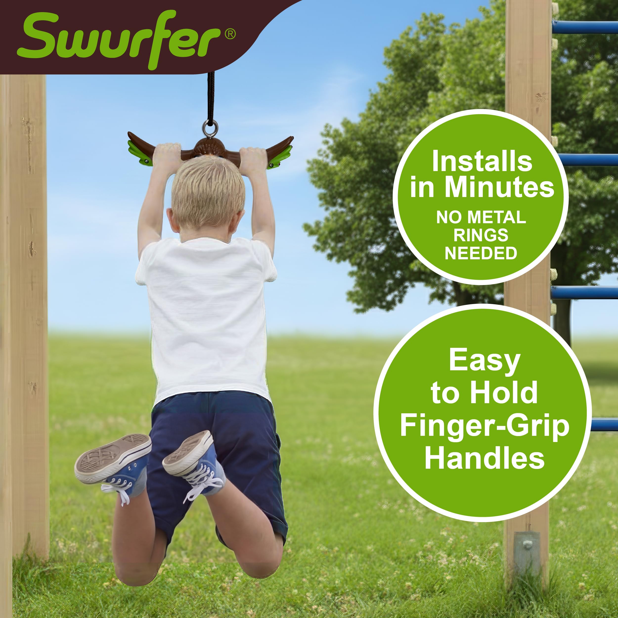 Amazon.com: Swurfer Ninja Twister Swing Spins Set - 360° Twist