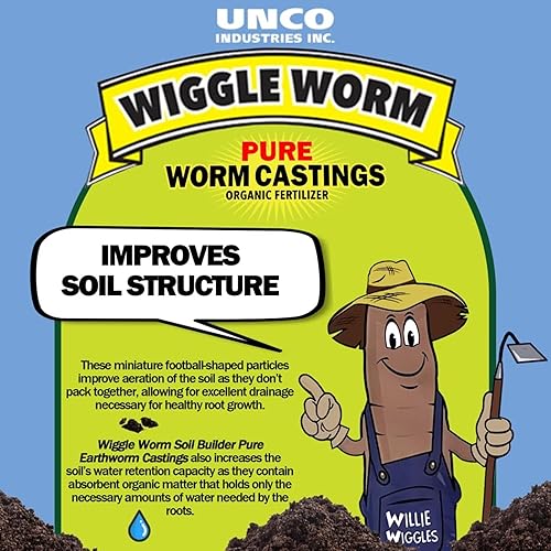 Miniatura 3 de Abono orgánico Unco Industries Wiggle para mejorar suelos 15 libras