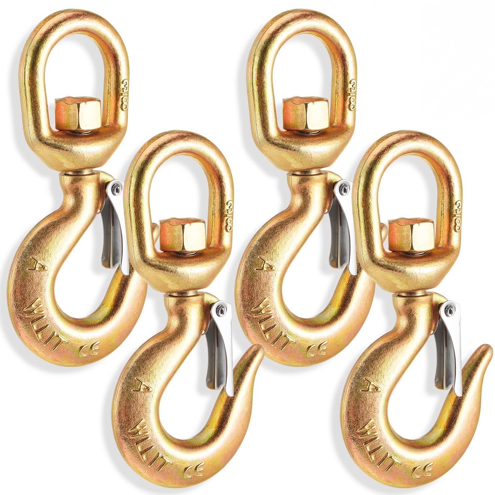 Crochets de levage pivotants 1T Hicarer pour chaîne G70 - 7