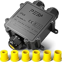 PEBA Waterproof Junction Box, Y Type 3 Way Cable Connector, IP68 Waterproof Junction Box, Outdoor Cable Connector, Electrical Outdoor Distribution Box, Earth Cable Terminal Box for 4-14 mm Cable
