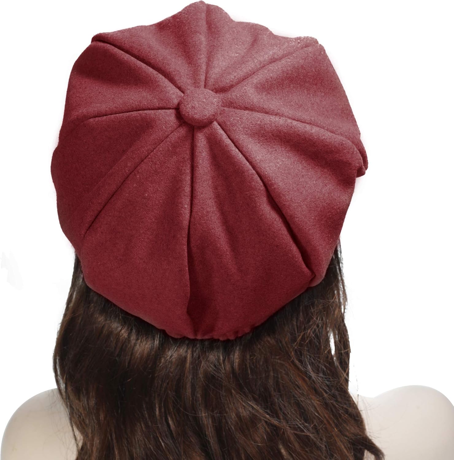 ZLYC Womens Classic Newsboy Caps Visor 8 Panel Gatsby Cabbie Hat - Image 7