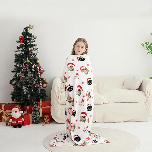 Miniatura 7 de Manta de unicornio para niñas, manta de franela suave y acogedora para niños y niñas, bonita manta para sofá o cama, regalo de cumpleaños de Navidad