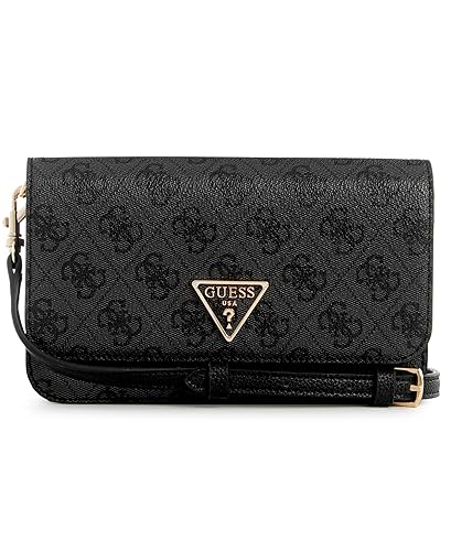 GUESS Damen Noelle Xbody Flap Organizer Bag - Kohlelogo