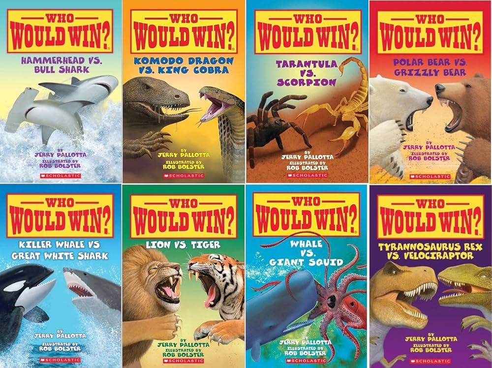 【SCHOLASTIC】Who Would Win? 6冊セット Who Would Win? Series Collection of 8 Books By Jerry