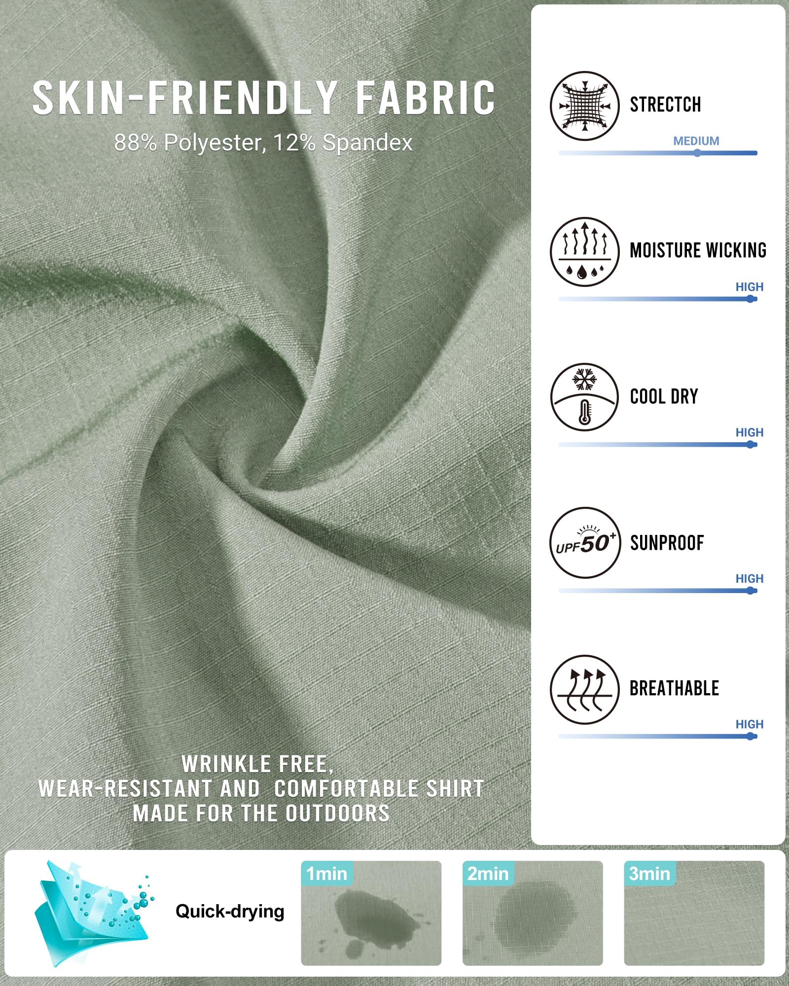 Outdoor Ventures Classico Camicia Uomo