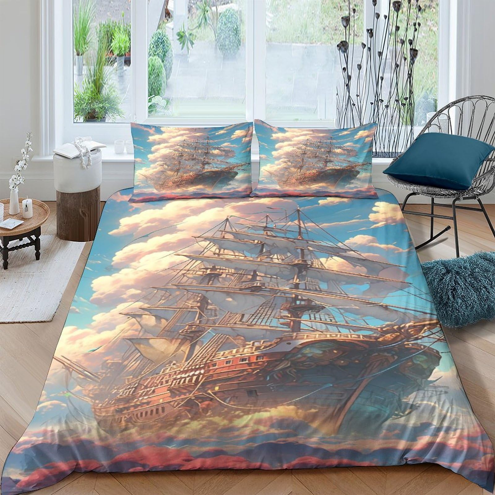 Housse de couette lit king 220x240 enfant en microfibre imprimée