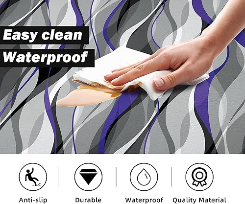 Vista 60 de weesire Alfombra de cocina verde antifatiga para el suelo de la cocina, alfombras de cocina, verde salvia, floral, hierbas, espuma viscoelástica