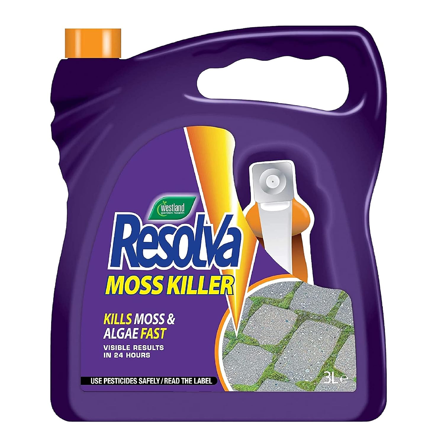 Resolva Moss Killer Sprayer 3L Ready to Use Resolva Moss Killer Spray