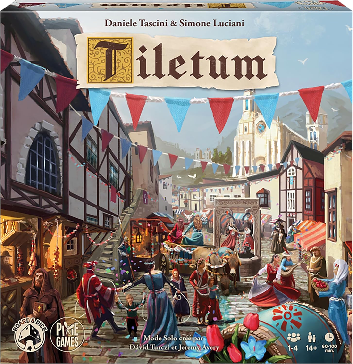 Board & Dice Tiletum Bronze Diamond 2023 French Version