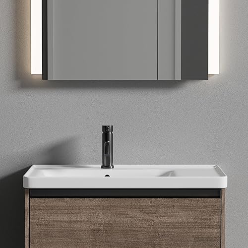 Miniatura 5 de Grifo de baño negro mate, conjunto de grifo de baño generalizado, grifo de lavabo de baño 1 agujero