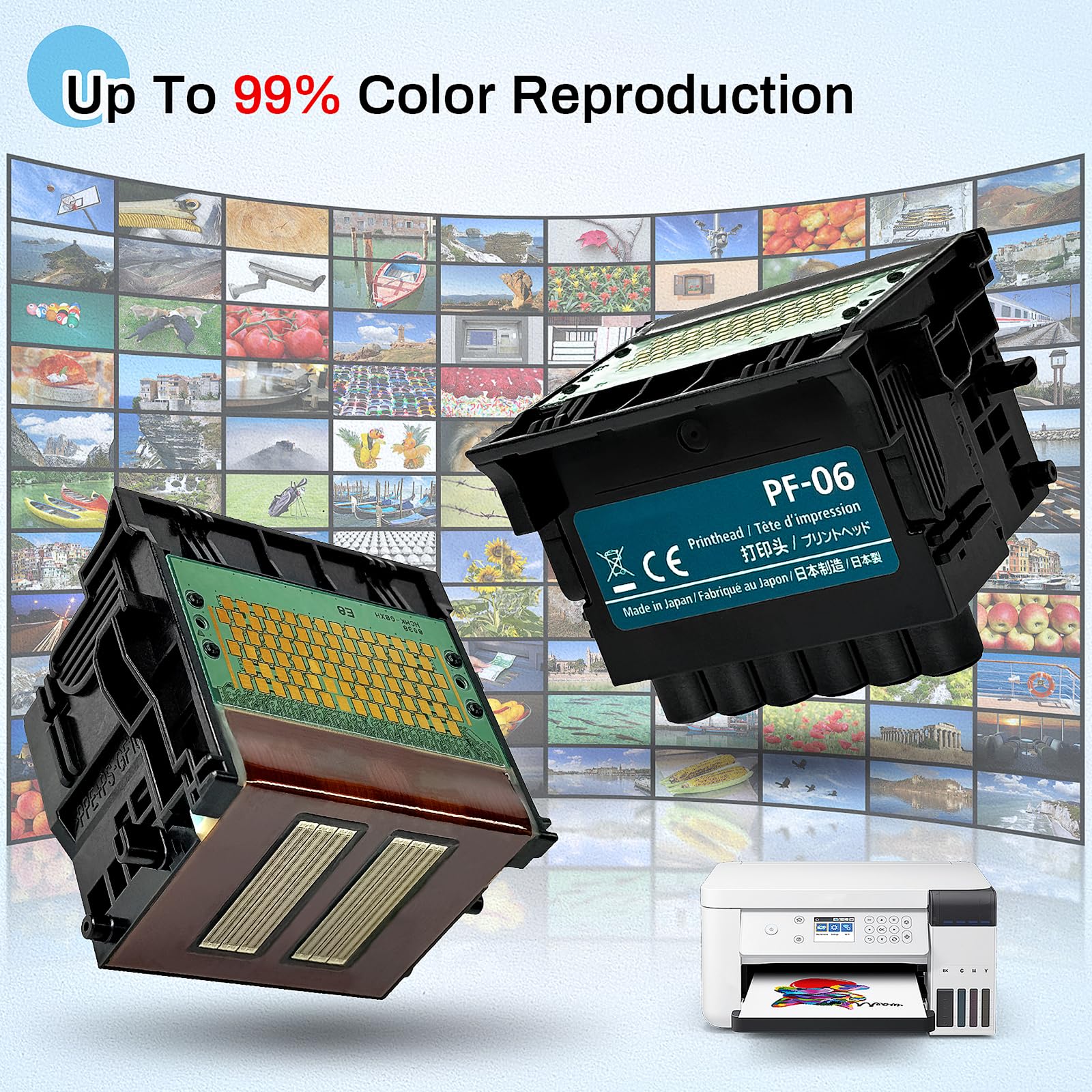 Canon Printhead Replacement PF-06 PF06 PF 06 Printhead Untuk Canon