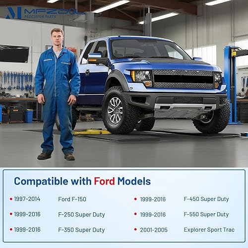 Miniatura 2 de MFZDQL Kit de perno de bloqueo para puerta trasera 1L3Z-99404A42-AA compatible con Ford F150 F250 F350 F450 F550 Super Duty Explorer Sport Trac