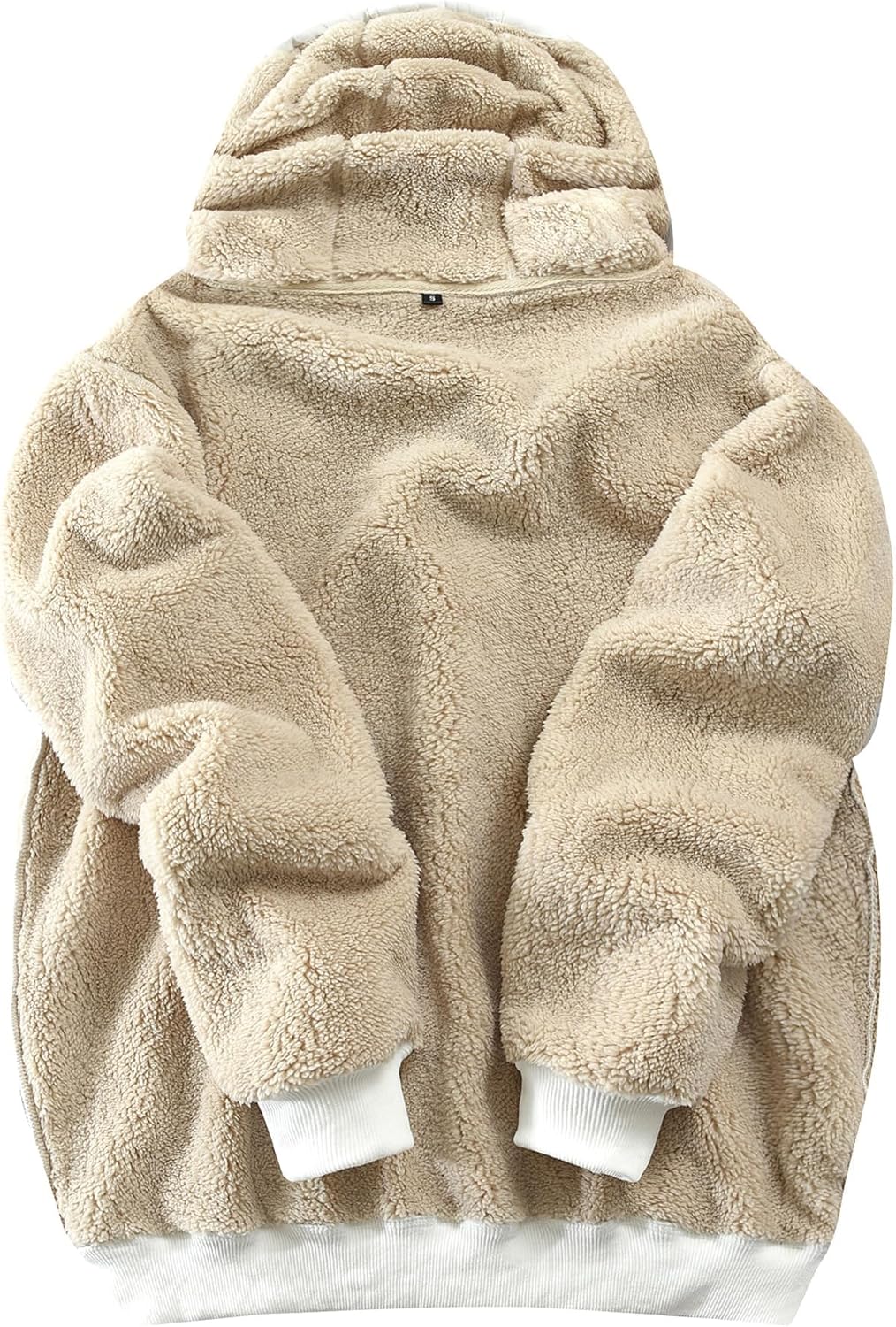 Gesean Men's Cotton Fleece Pullover Hoodie Long Sleeve Hooded Sweatshirt with Kangaroo Pocket - Image 3