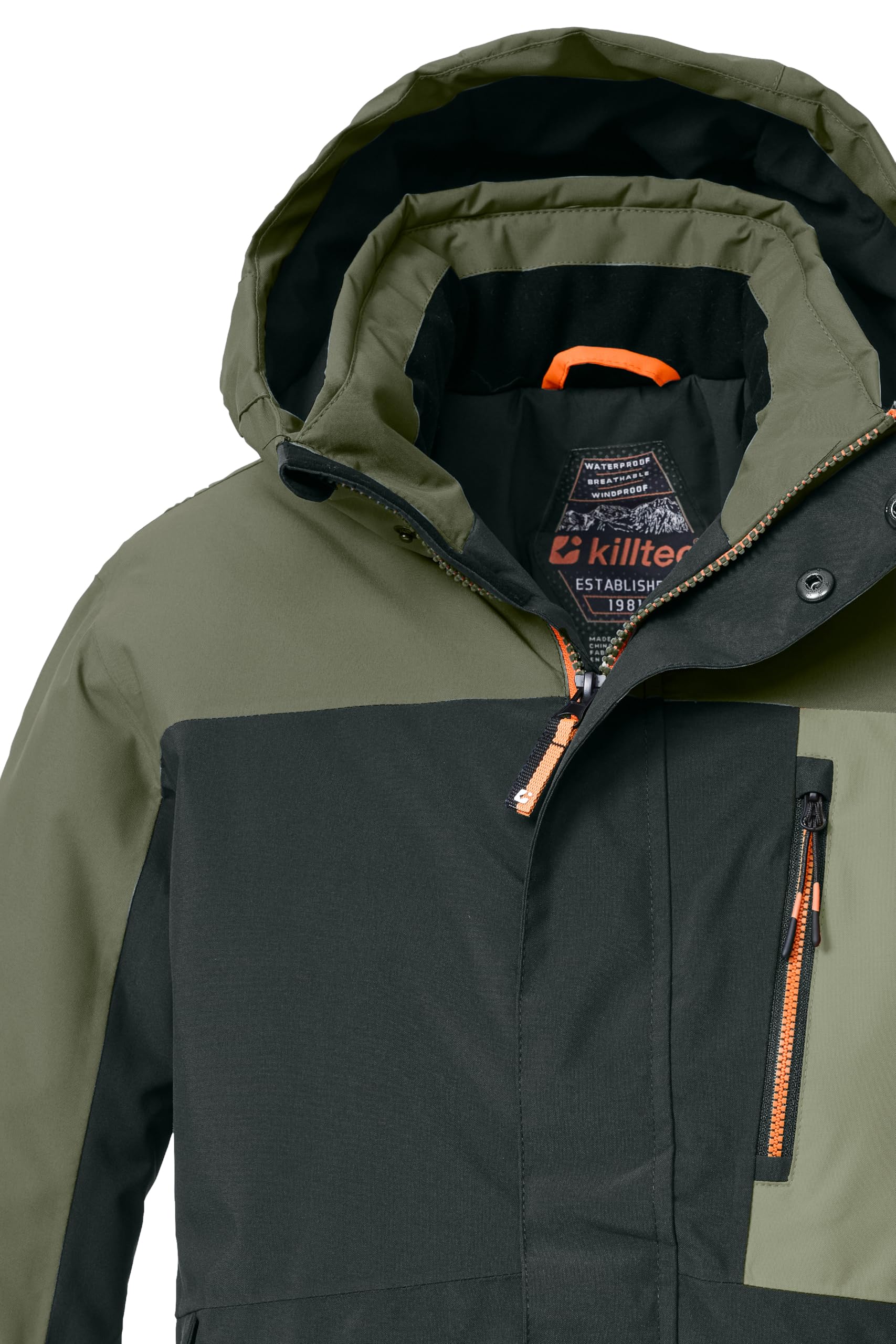 Killtec Jungen Ksw 200 Bys Ski Jckt Skijacke/Funktionsjacke mit Kapuze und Schneefang (1er Pack)