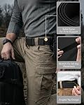 CHAOREN Tactical Belt Men - 1.5" Work Belt Stretch with Zinc Alloy Buckle | Quick Release Flip Buckle, Heavy Duty for Military EMT EMS Hiking, Stretchy Nylon