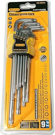 Set 9 Chiavi Torx A L - Misure Da T10 A T50, Acciaio Resistente, Per Meccanica E Elettronica - Foto 11