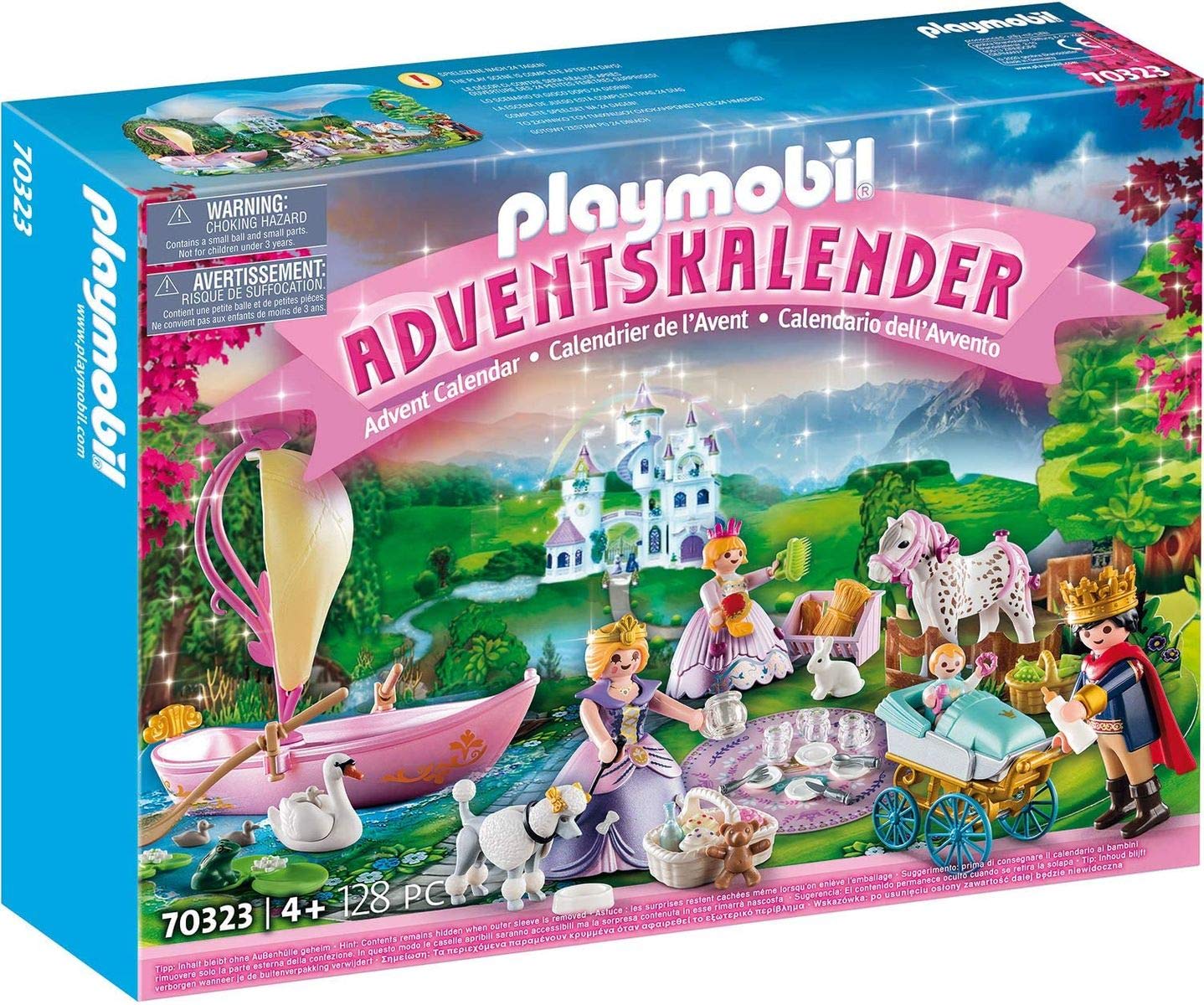 Playmobil Calendrier de l'Avent 'Pique-Nique Royal Multicolore 70323 de 4 Ans