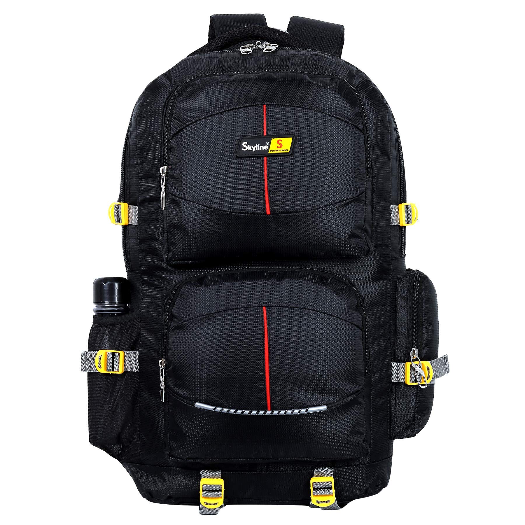 Skyline 55L Travel Hiking/Rucksack Backpack for Outdoor Sport/Trekking Bag-Black-image-22