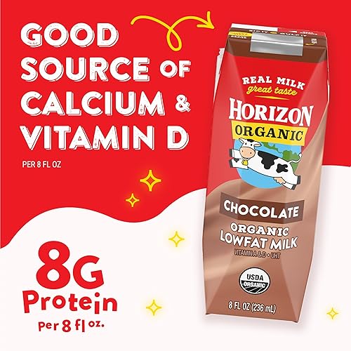 Miniatura 5 de Horizon Organic 1 Leche baja en grasas Chocolate 8oz 6 Pack