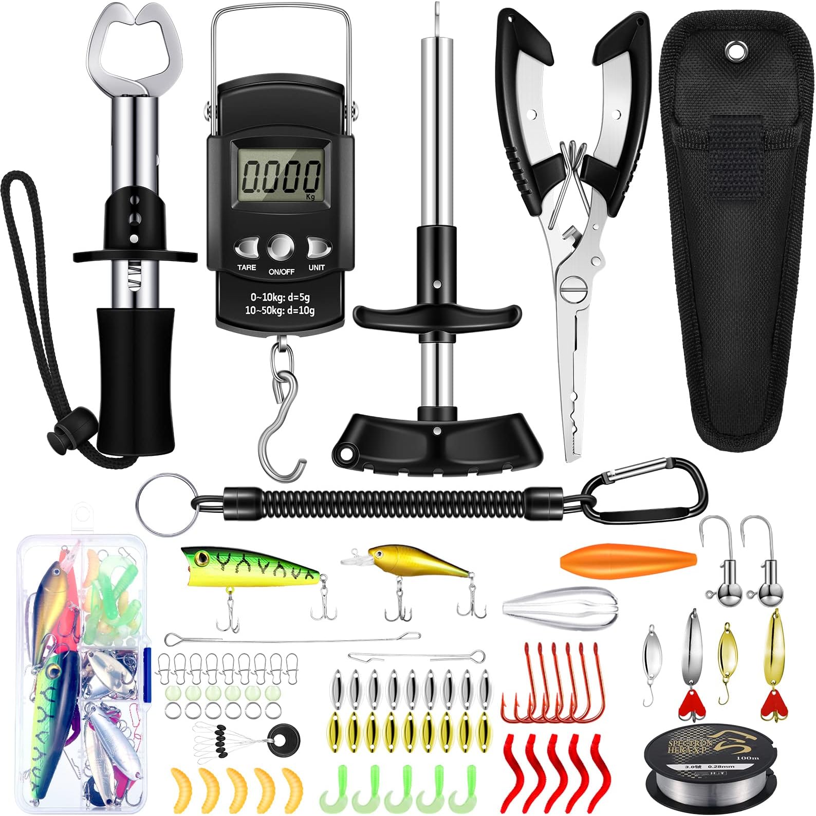 black fishing tools