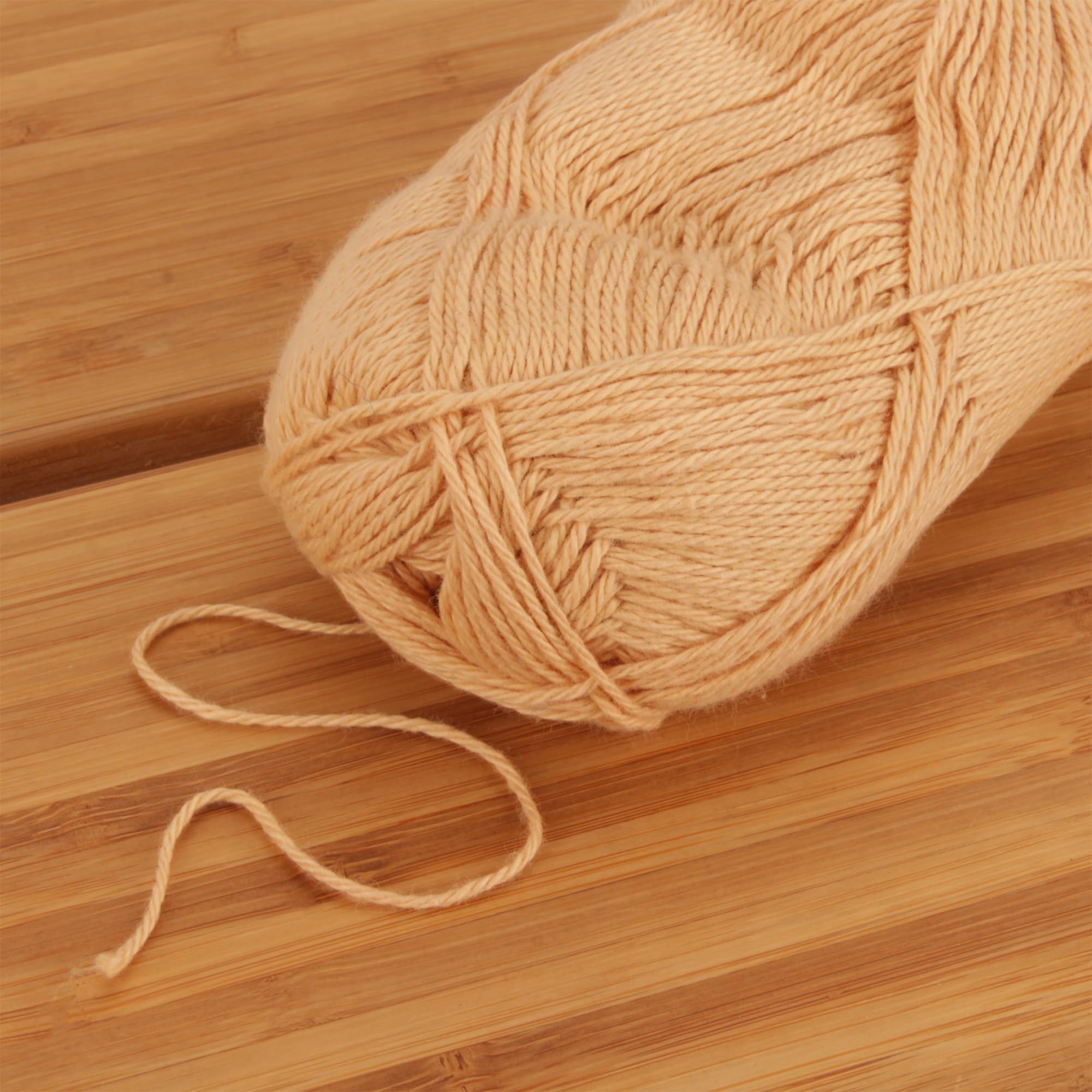 JubileeYarn Cotton Select Yarn - Sport Weight - 50g/Skein - Pumpkin Spice - 4 Skeins, 209 Pumpkin Spice - Image 3