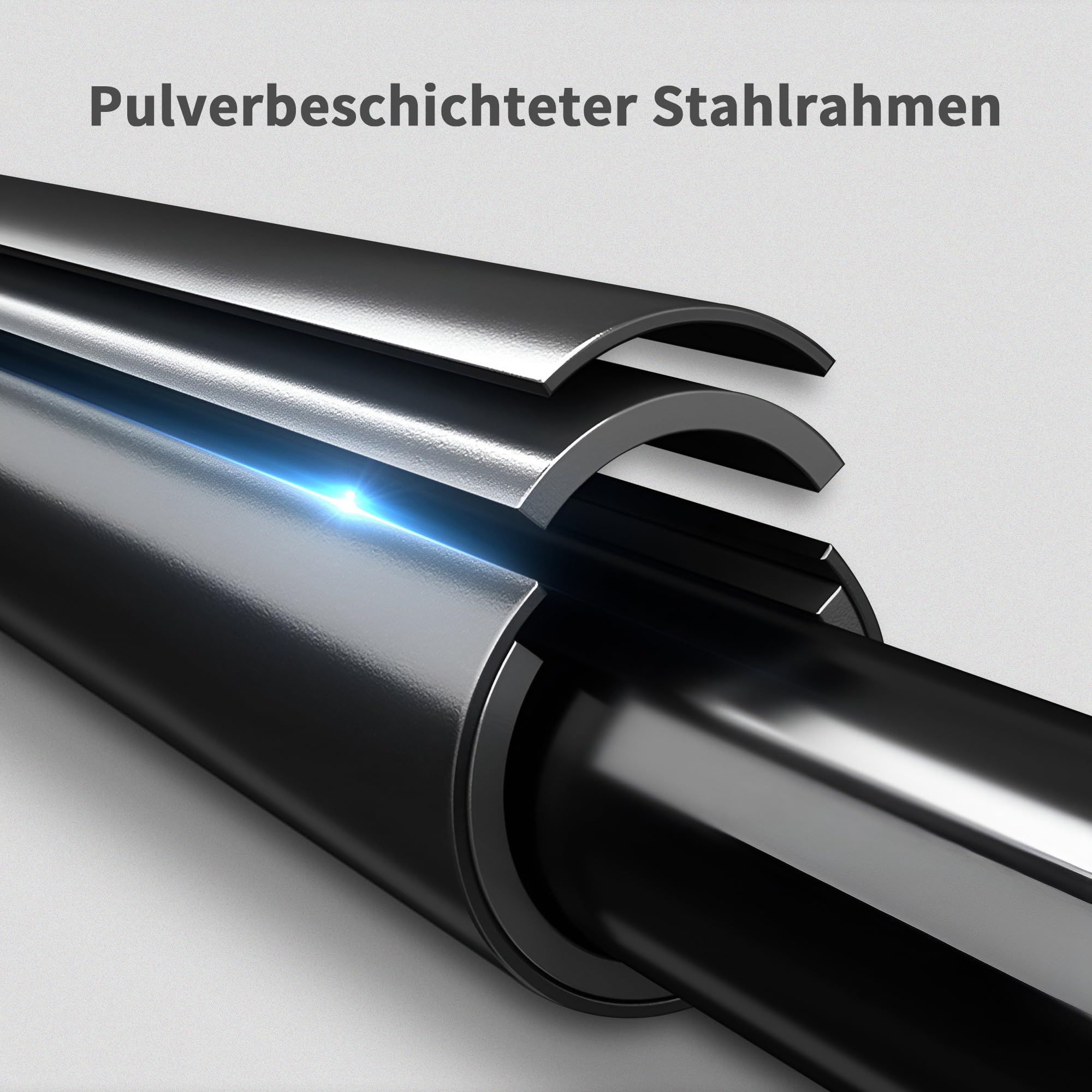 HOMCOM Dip Barren Bars 2er Set Rutschfest Dip Station 80-100 cm Höhenverstellbar Fitness Parallettes für Muskeltraining und Krafttraining Stahl Schwarz