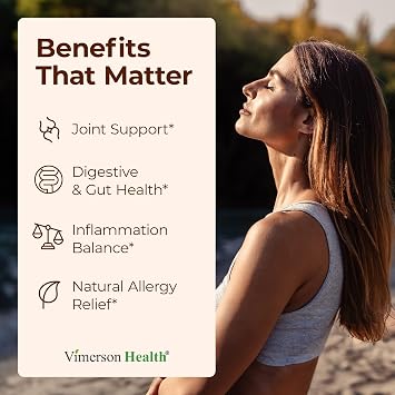 Boswellia Turmeric Curcumin Supplement + Quercetin with Bromelain Bundle Allergy Relief, Joint Health & Immune Support with Ginger Root, Organic Turmeric Powder, Black Pepper (Bioperine)