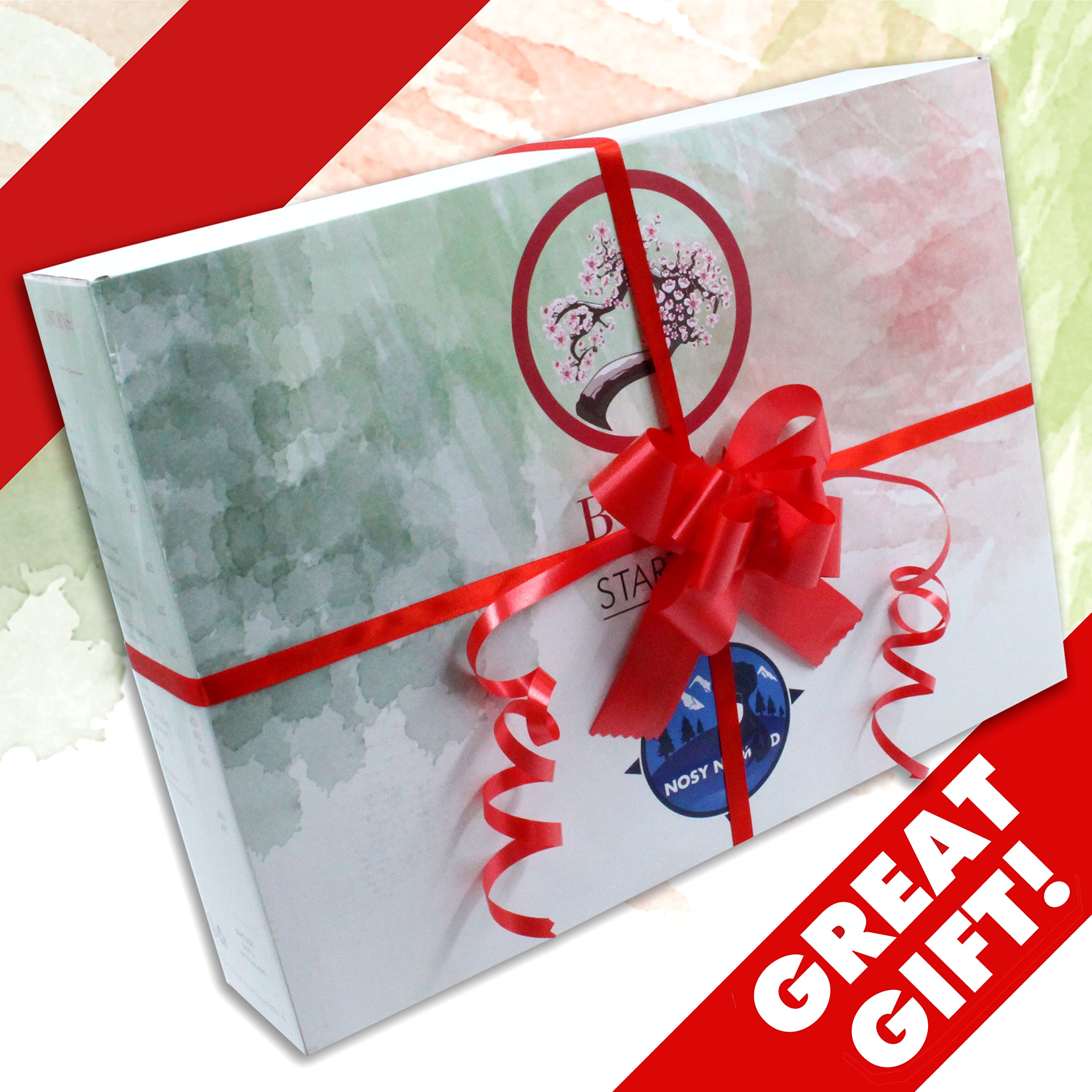 Kit de Démarrage Bonsai Japonais Authentique - 3 Variétés de Graines, Terreau, Pots, Outils, Coffret Cadeau