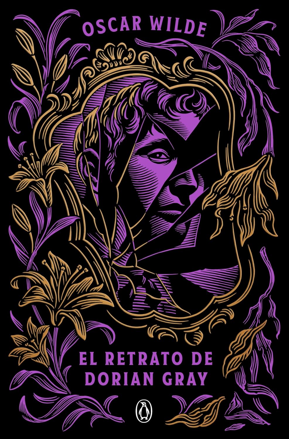 Portada del libro clásico de fantasía El retrato de Dorian Gray, de Oscar Wilde