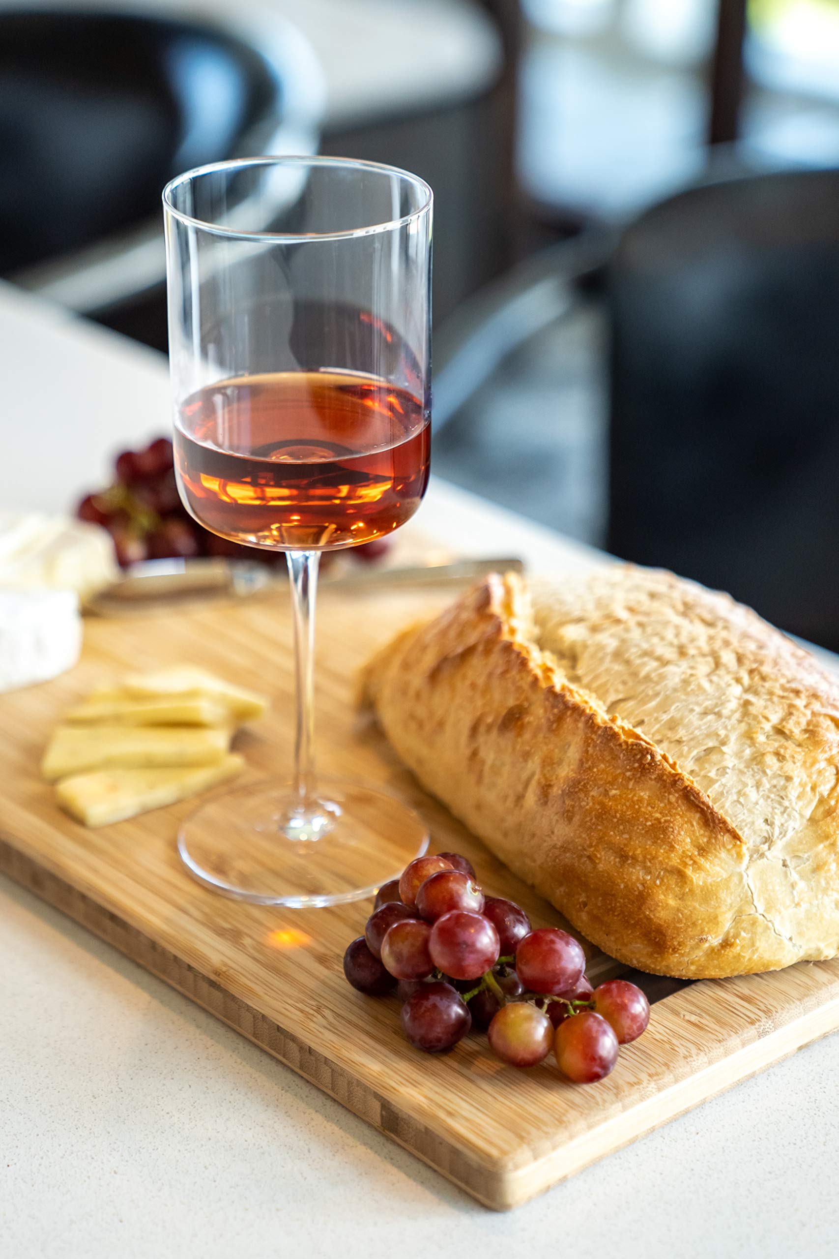 Aspen & Birch Modern Wine Glasses Set of 6 Red Wine Glasses or