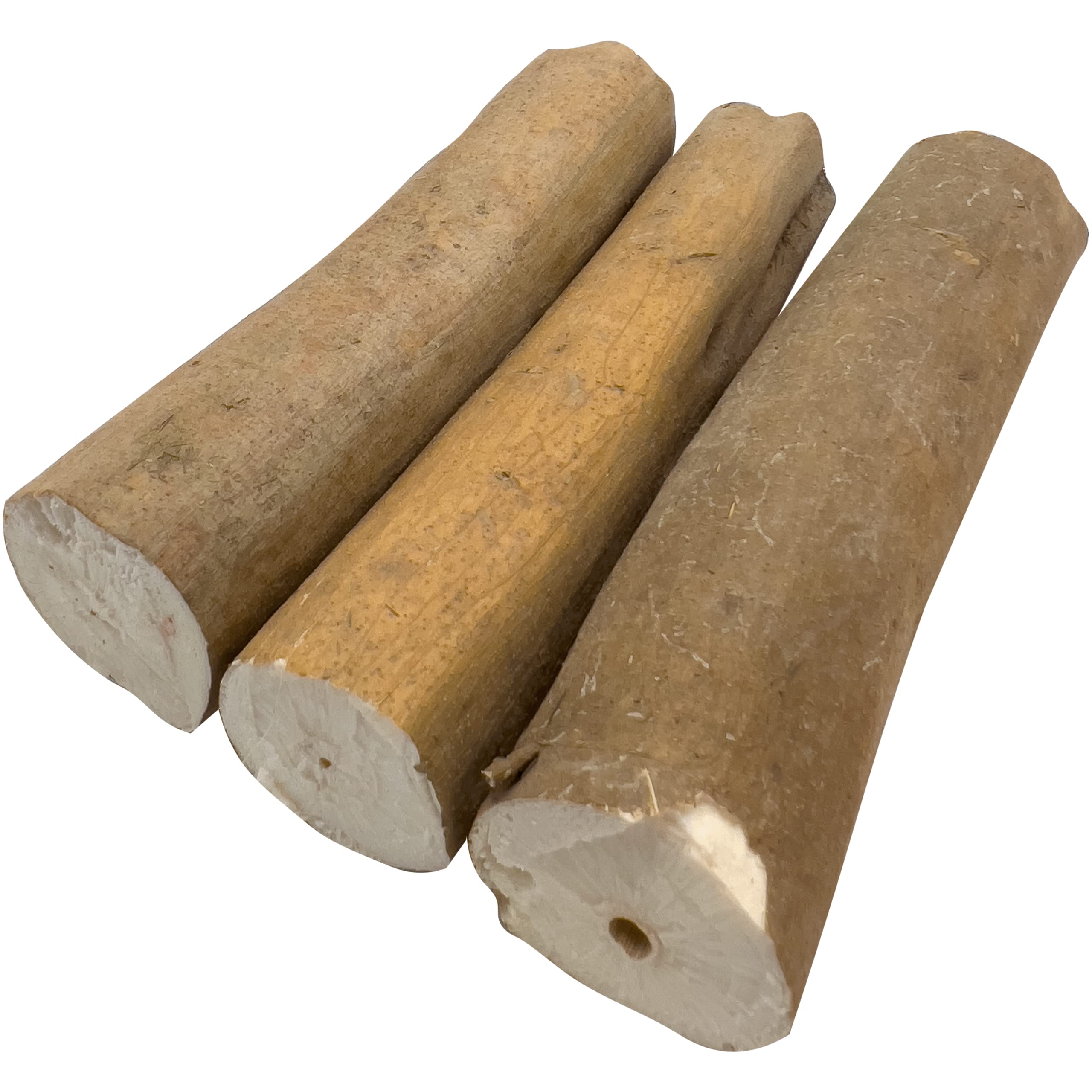 5503 Natural Sola Skin Log PK3 M&M Bird Toys - Large Easy to chew Natural Log with Skin, Great for Pets of All Ages, Easy to Grab Forage — image 1