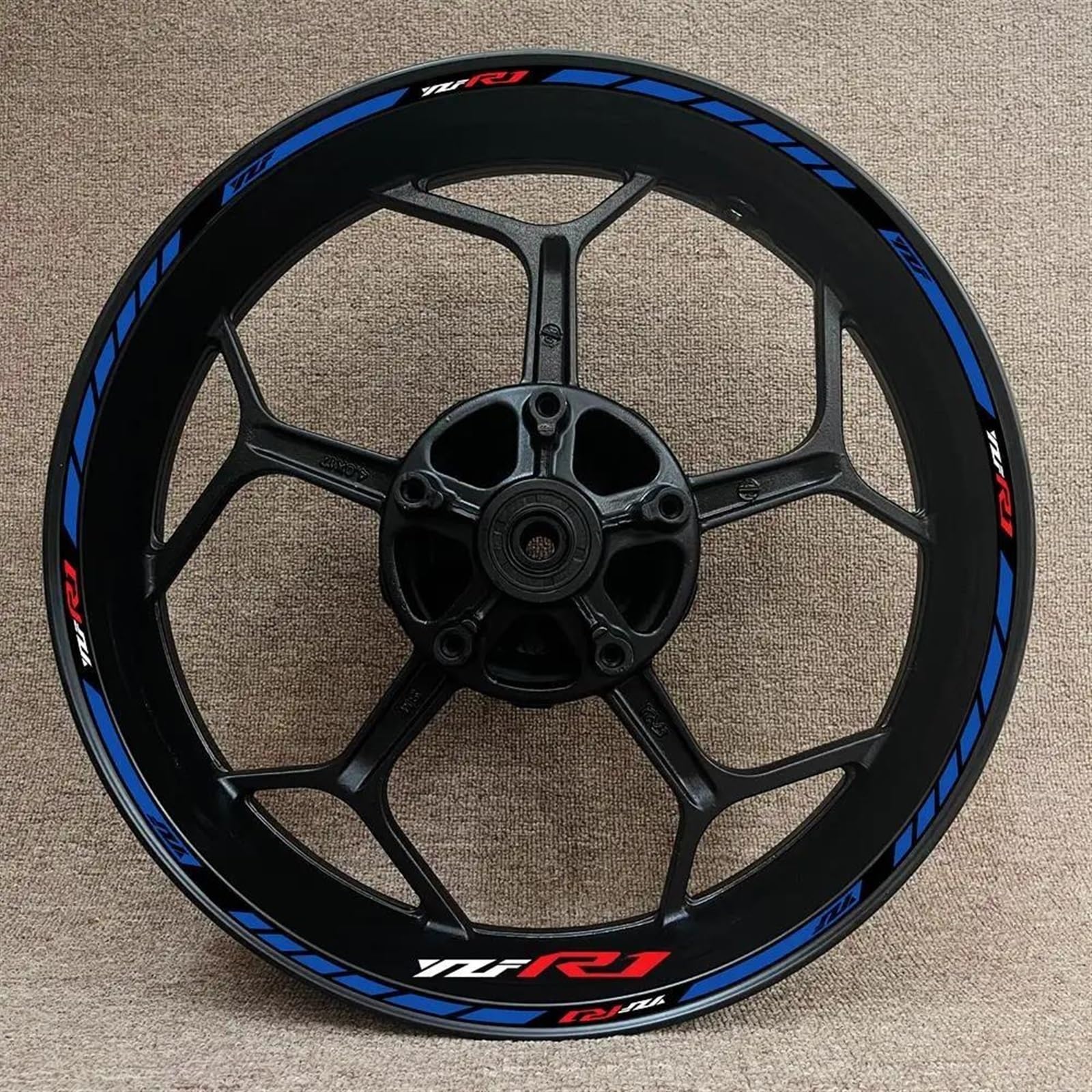 Stickers Motorcycle Stickers Reflective Wheel Rim for YZFR1 YZF-R1(Style 5)