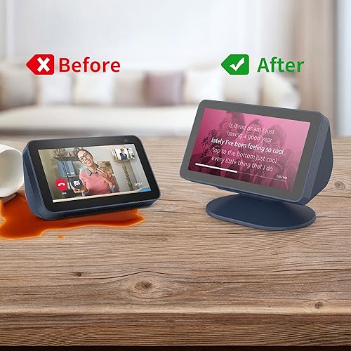 Miniatura 5 de HomeMount Soporte Show 8 - Inclinación de 18 grados hacia adelante y hacia atrás, parte inferior magnética antideslizante ajustable Show 5Show 8