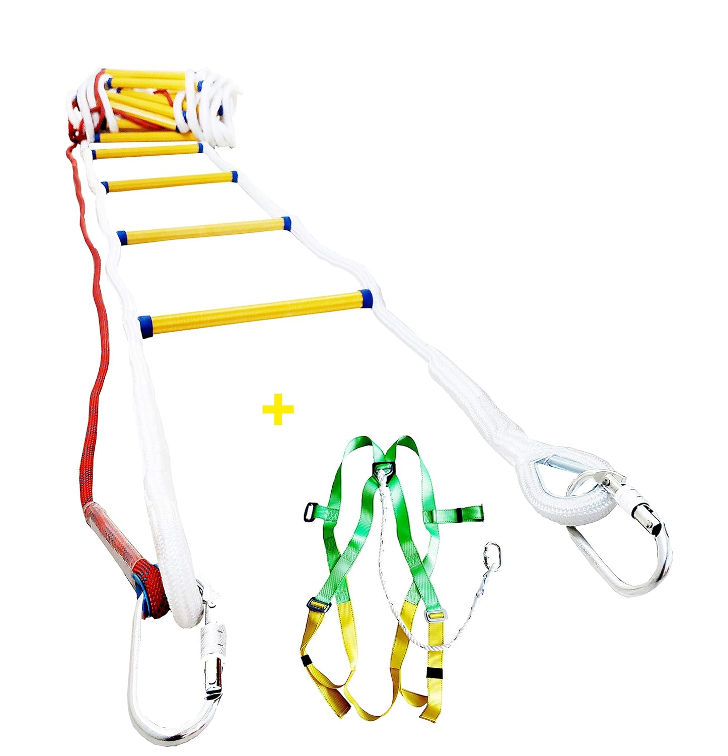 Emergency Escape Rope Ladder Kit 34 Story Homes 32 ft Flame Resistant