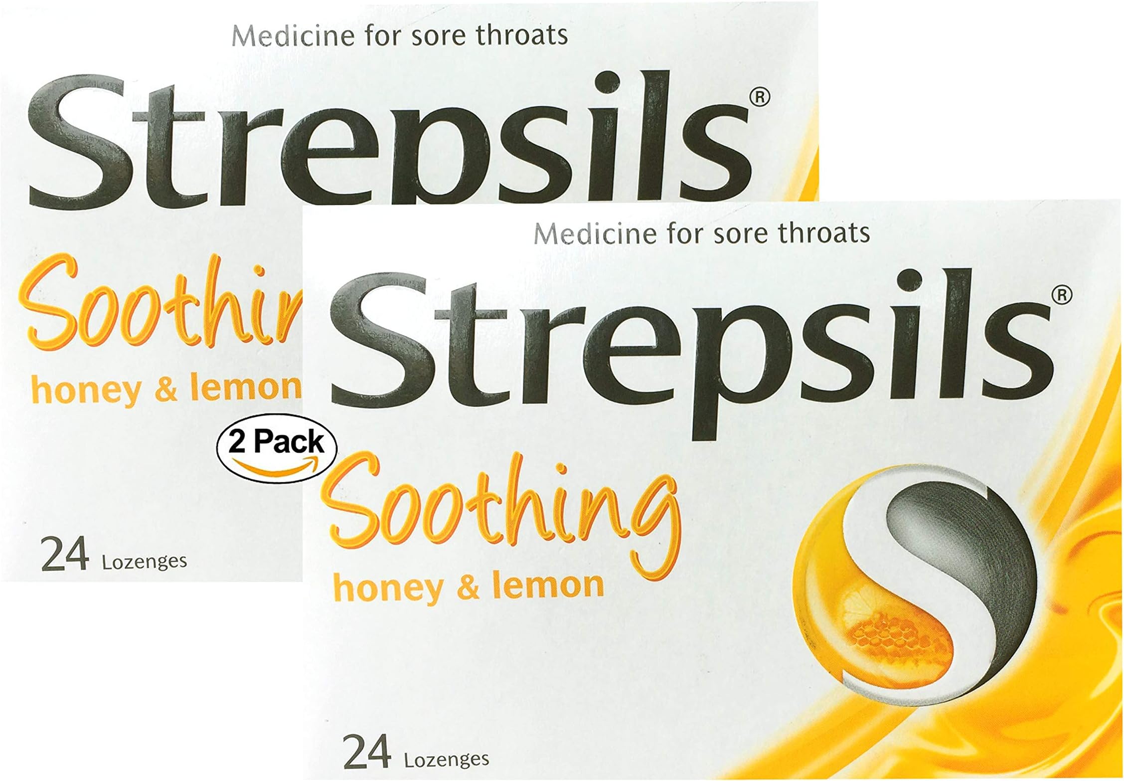 Honey & Lemon 24 Lozenges 2 Pack