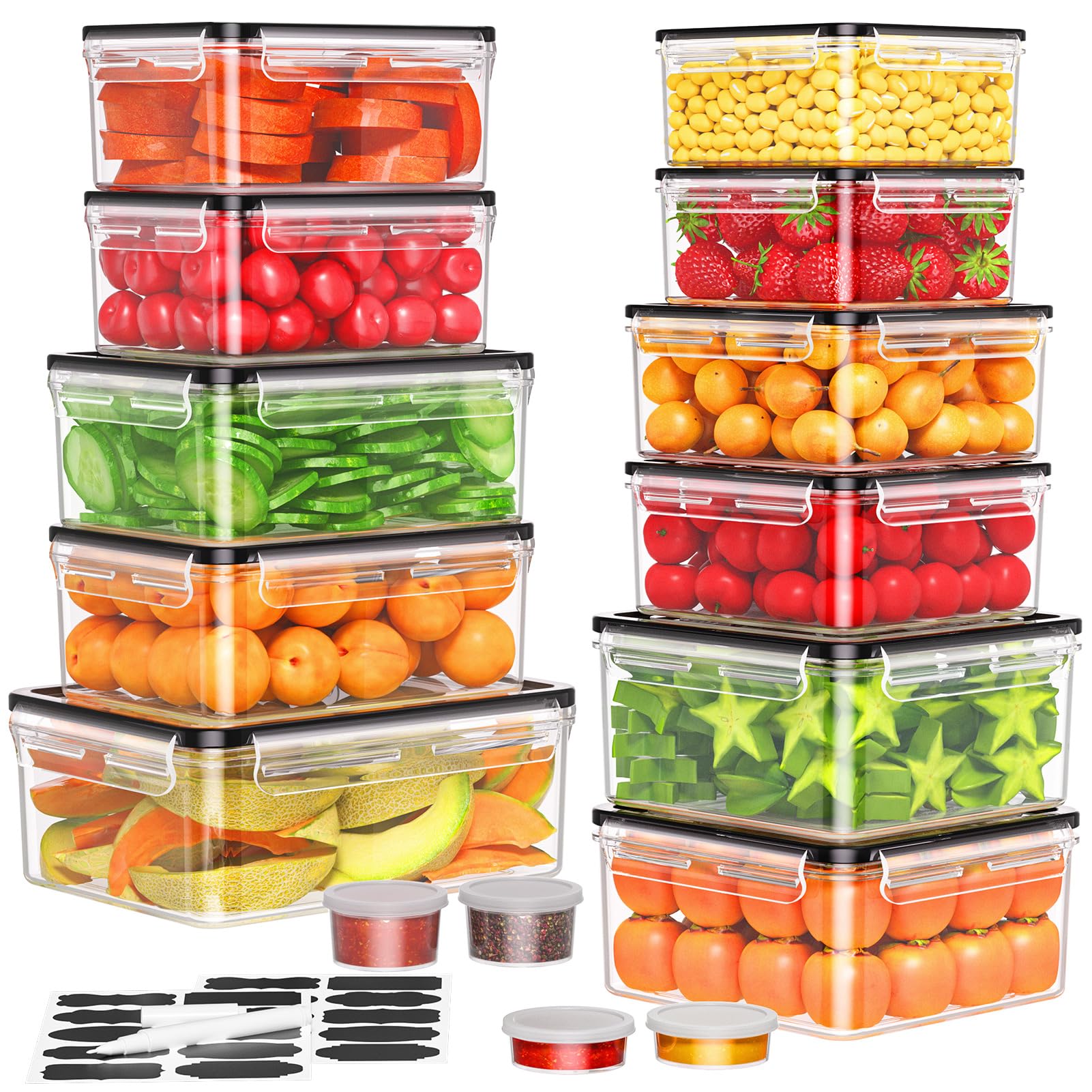 Wwtop Frischhaltedosen 15er Set