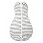 Woombie Original Baby Swaddling Blanket - Soothing, Cotton Baby Swaddle with Zipper - Wearable Newborn Blanket, Twilight Stripes, 5-13 lbs