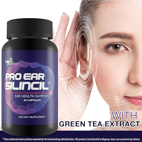 Miniatura 6 de Pro Ear Silincil - Apoyo para la salud auditiva y la salud auditiva - Ayuda a reducir el zumbido y el zumbido del oído - Apoya la reducción de la