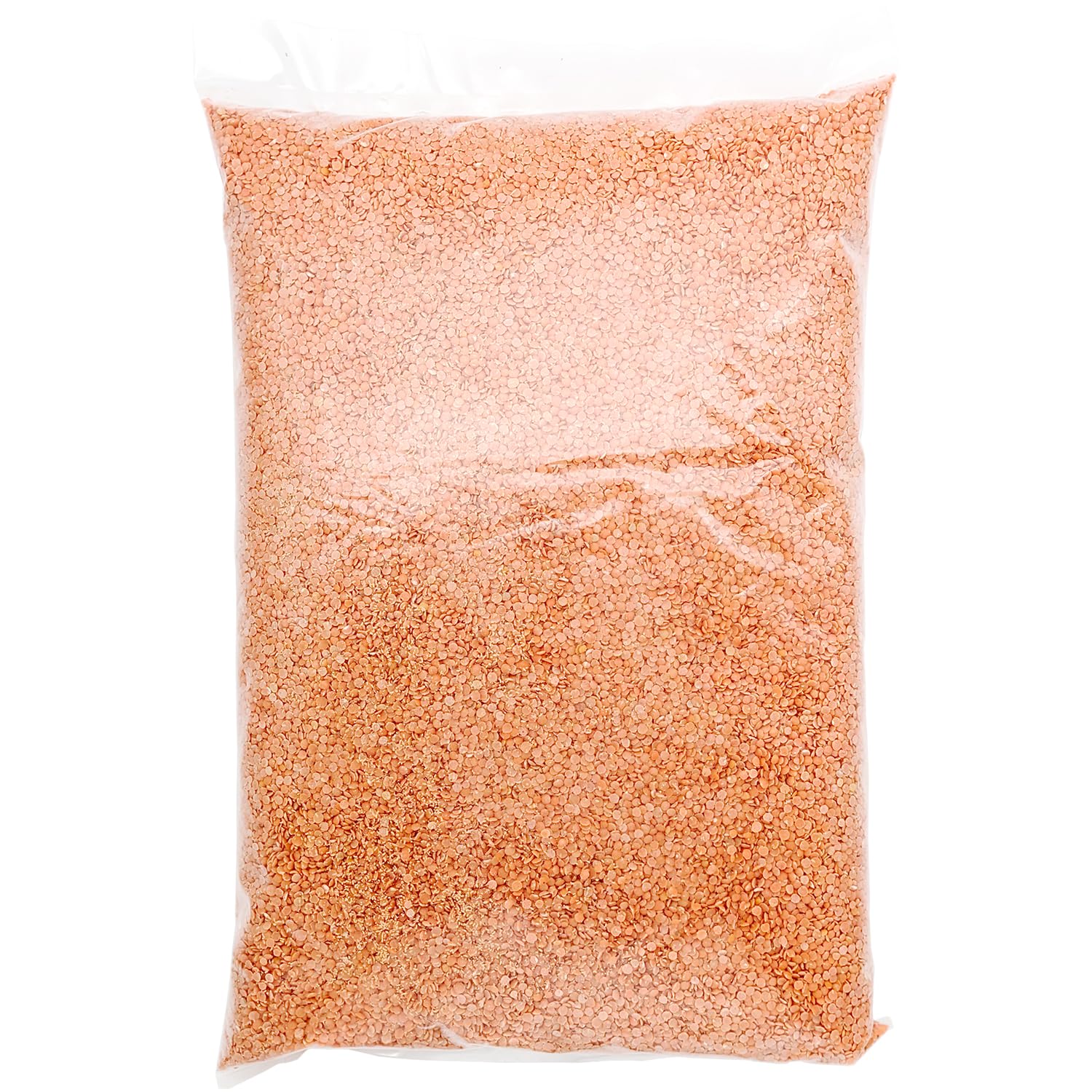 Oltresole, Lentilles rouges fendues biologiques 5 Kg, Légumineuses séchées biologiques, décortiquées et fendues, pas de trempage nécessaire, source de protéines et de fibres, format pratique