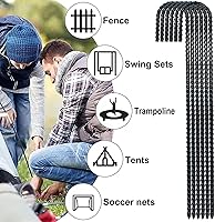 Vista 5 de Estacas para barras de refuerzo de tierra de 16 pulgadas, gancho en J extra resistente, a prueba de óxido, anclajes de tierra de acero con extremo