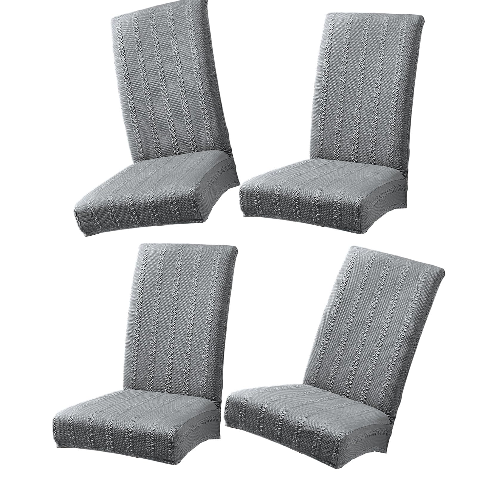 Xjdzineq Elastics Waterproofs Dining Chair Cover Stretch to Most Chairs Spill Resistant Polyester Slipcovers for Hotel Use Elastics Chair Slipcover